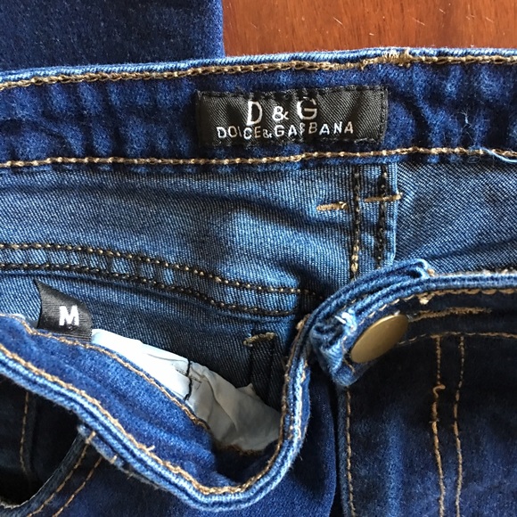 Dolce & Gabbana Blue Girls -Size M Skinny Jeans - Picture 7 of 8